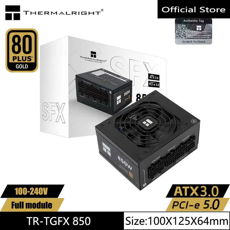 Unleash Your PC's Potential with the Thermalright TR-TGFX850 SFX Gold Medal PSU ๐