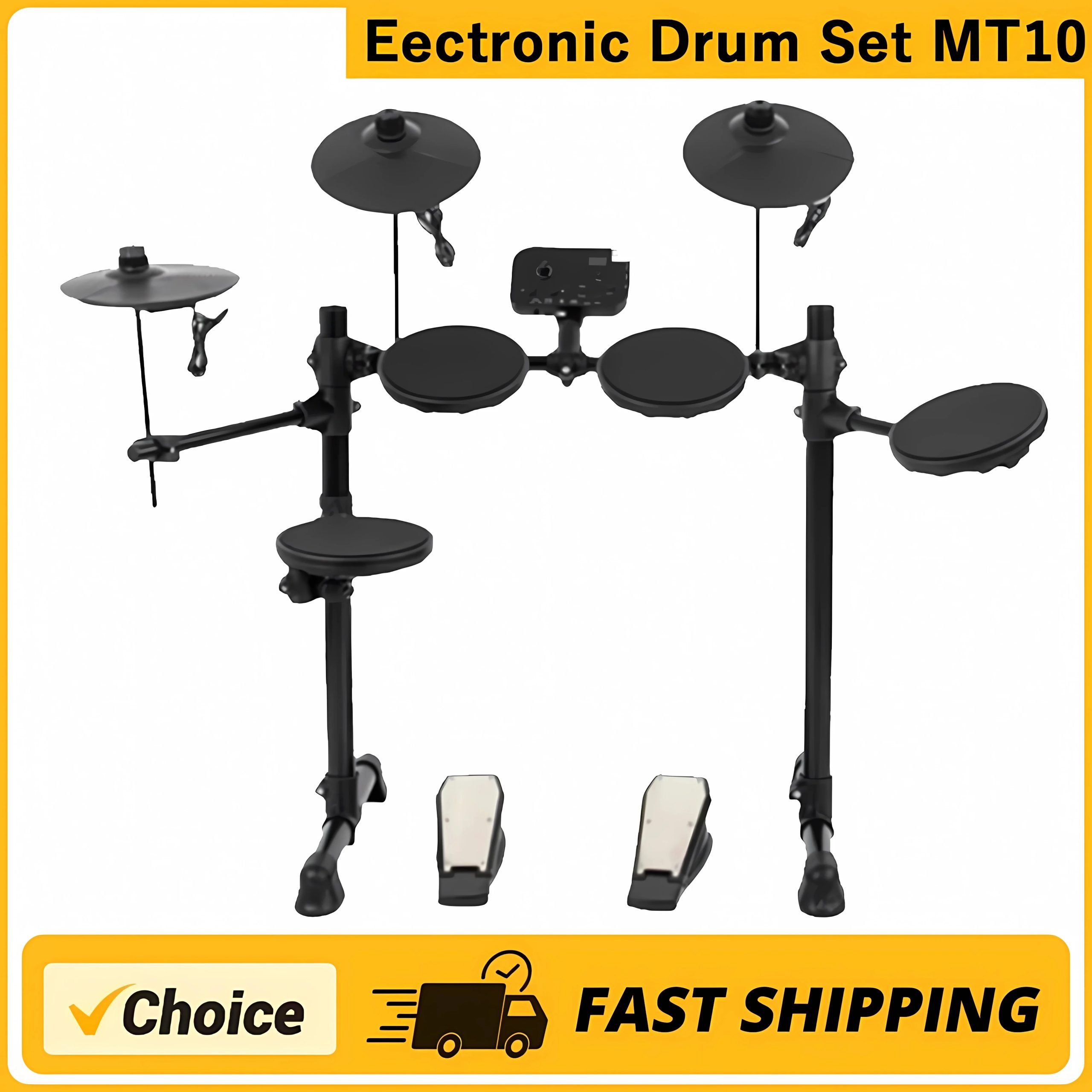 Unleash Your Inner Rockstar with the MT10 Electronic Drum Set 🤘