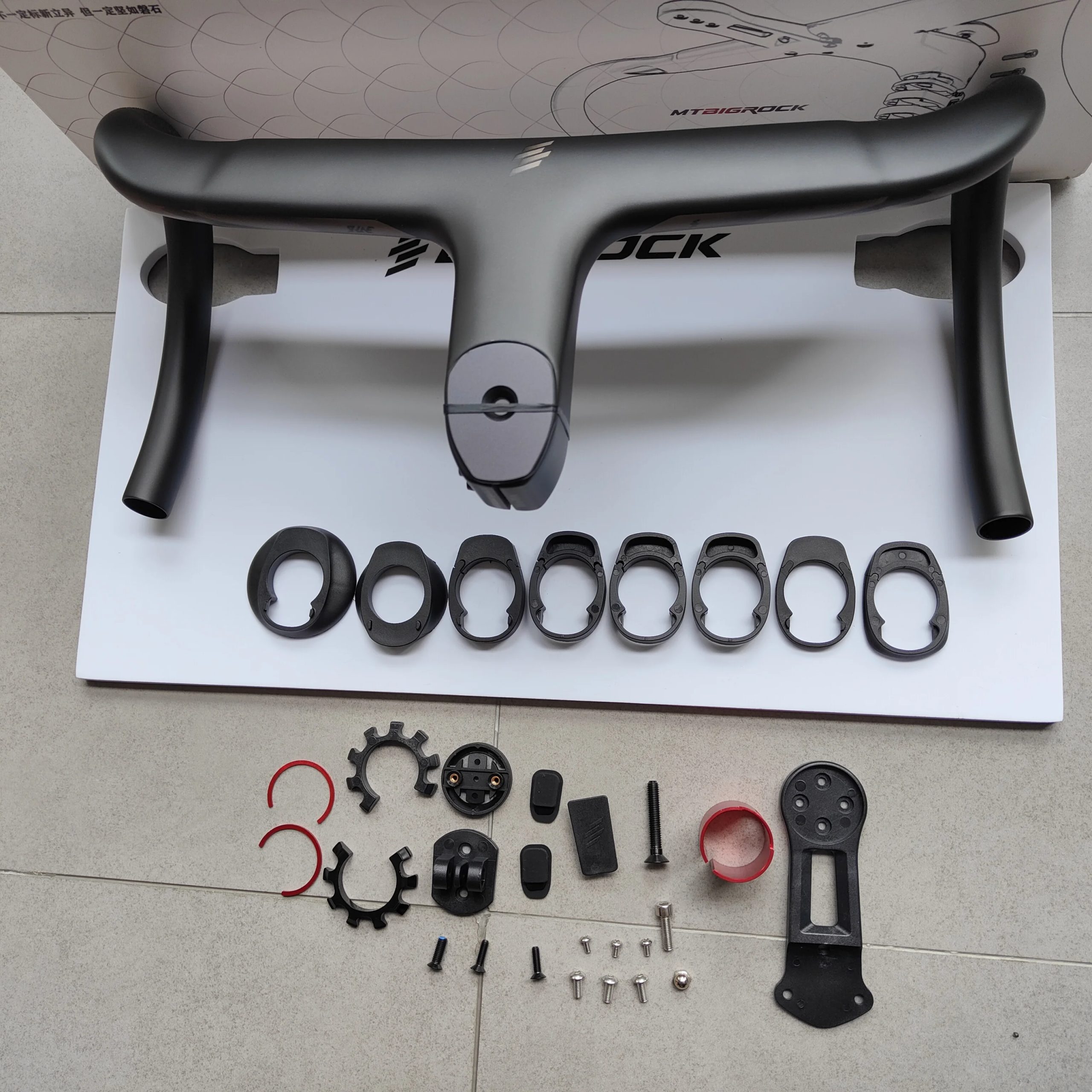 The Unmatched BIGROCK Carbon Fiber Gravel Handlebar: 360/380/400/420 for Your Adventure