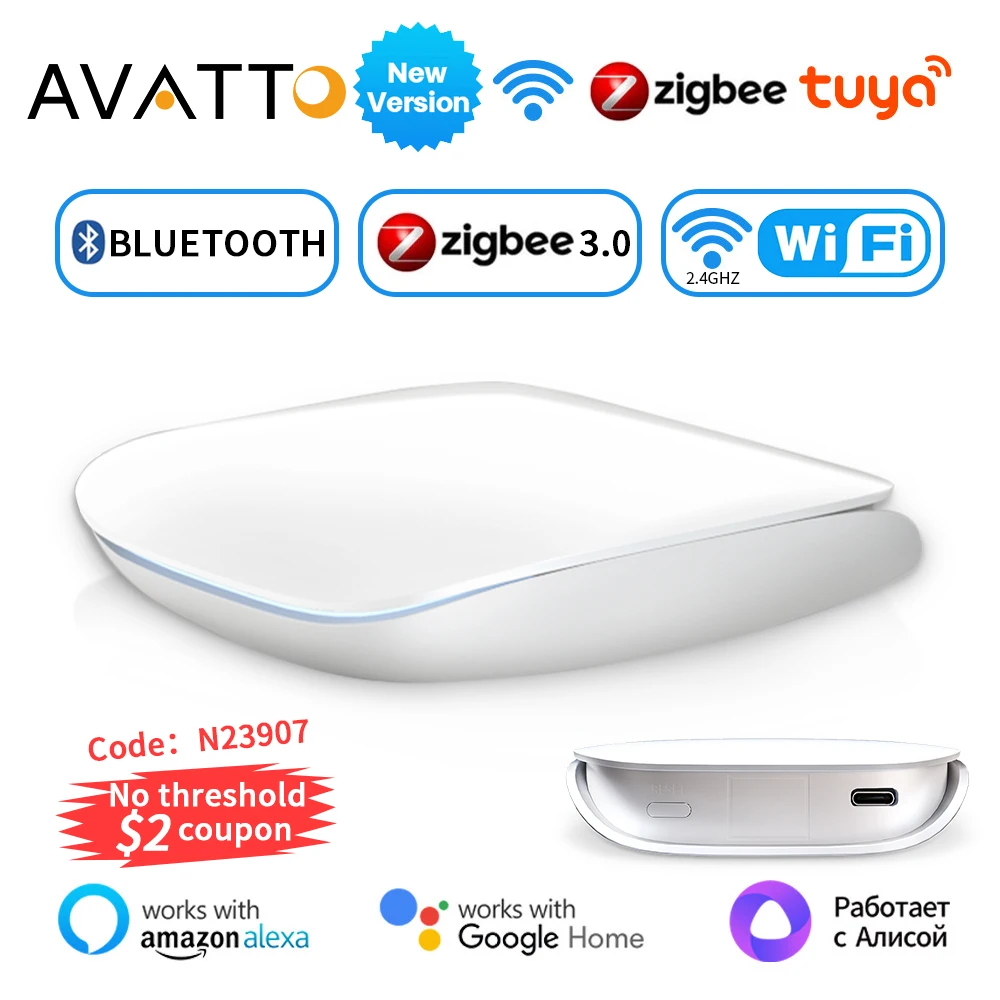 Welcome to the Future of Smart Home Control: AVATTO Tuya ZigBee3.0/BLE Smart Gateway Hub 🏡🔑