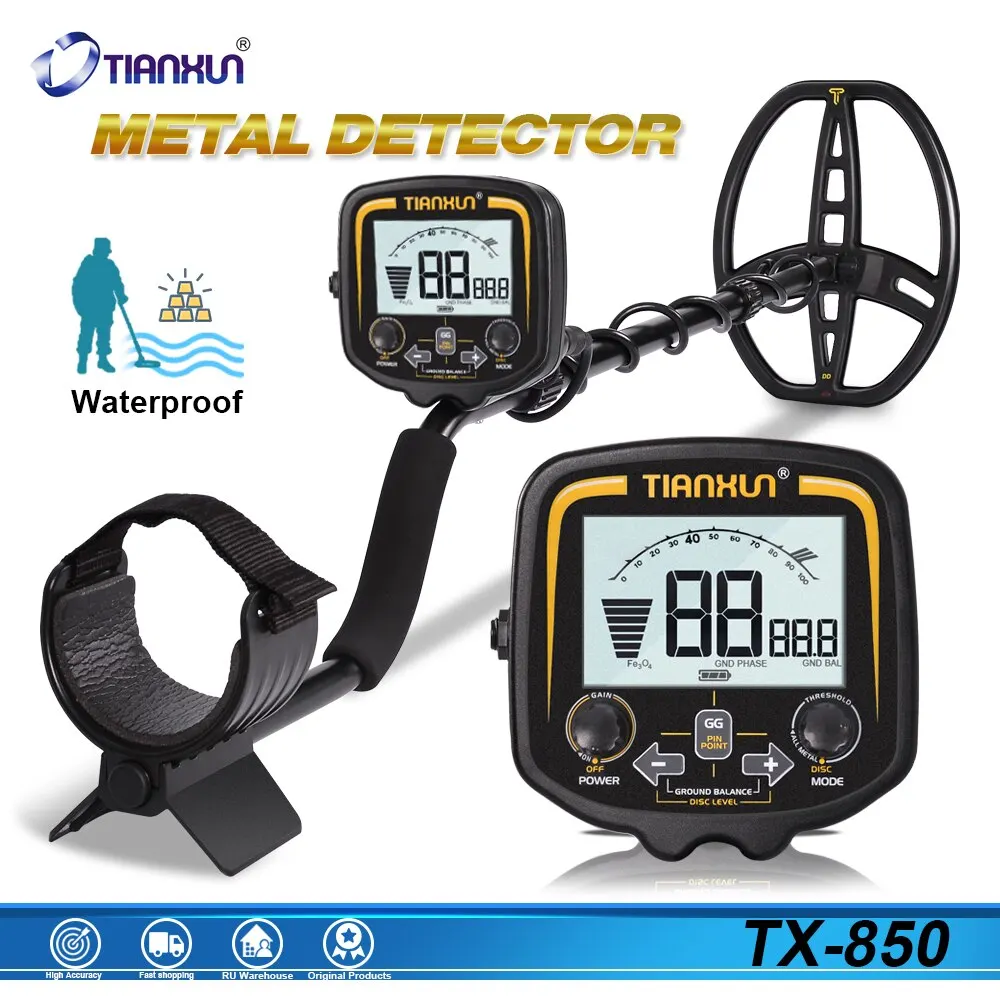 Unleash Your Inner Treasure Hunter with the TX-850 Metal Detector 🎯