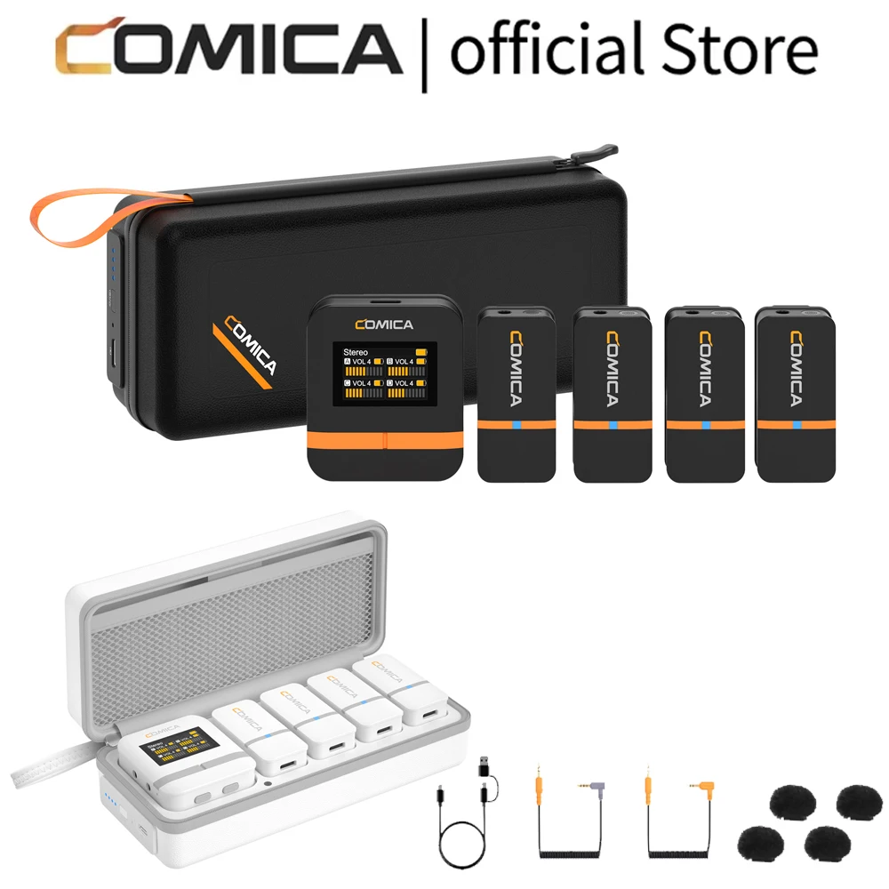 Comica Vimo Q: The Ultimate Four-Channel Wireless Lavalier Microphone System 🎬🌟