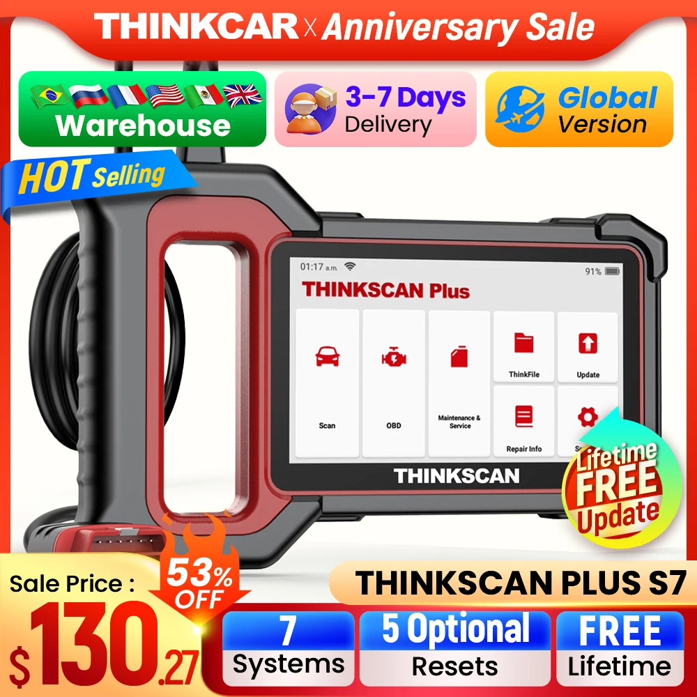 Thinkcar Thinkscan Plus S7 S6 S4: Your Ultimate Automotivo Scanner 🔧