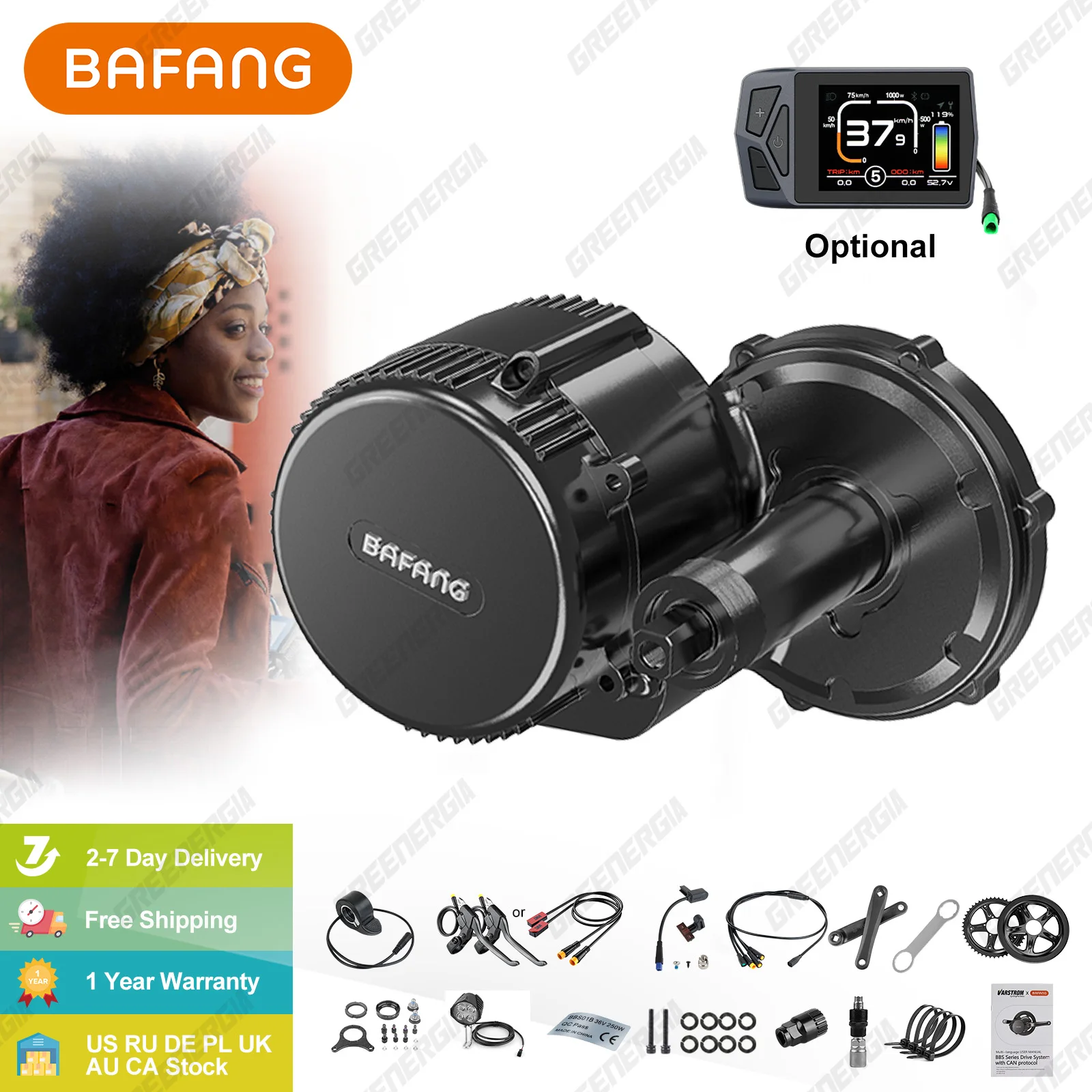Transform Your Bicycle into an Electric Powerhouse with the Bafang 750w 48v Kit Complet Mid Drive Motor πΌπ²β‘οΈ