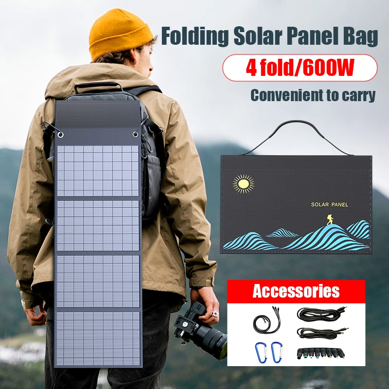 Unleash Outdoor Freedom with the 200-300W Folding Solar Panel Charger