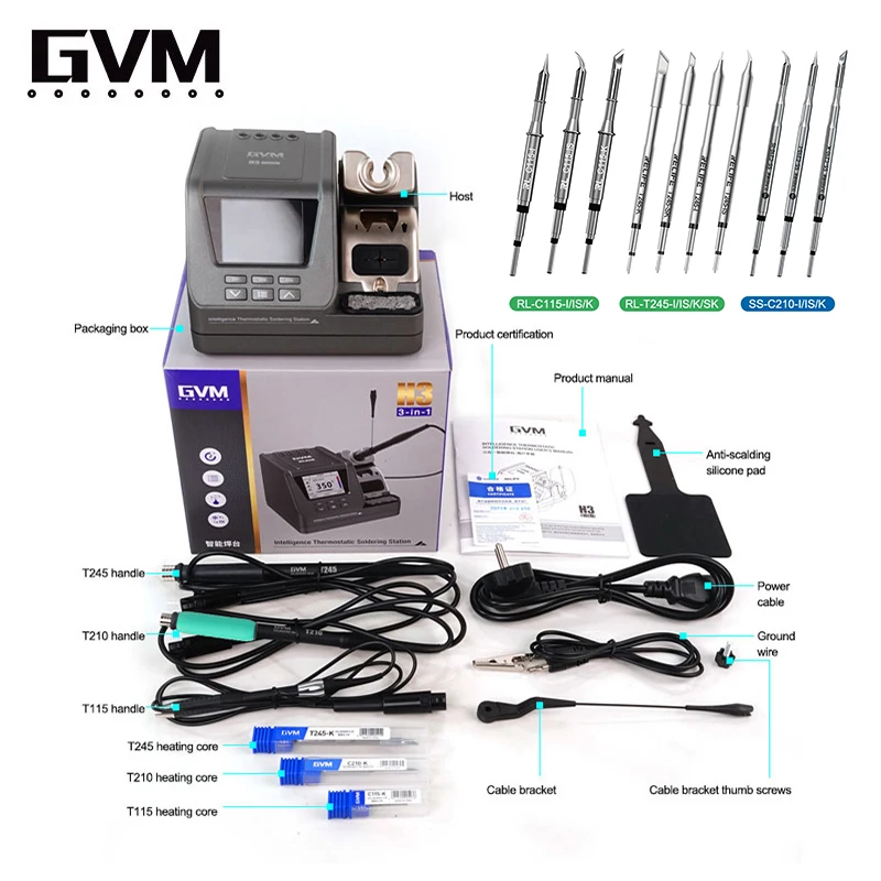 GVM H3 3-in-1 Rework Station: Your Ultimate Smart Welding Solution 🔧⚡
