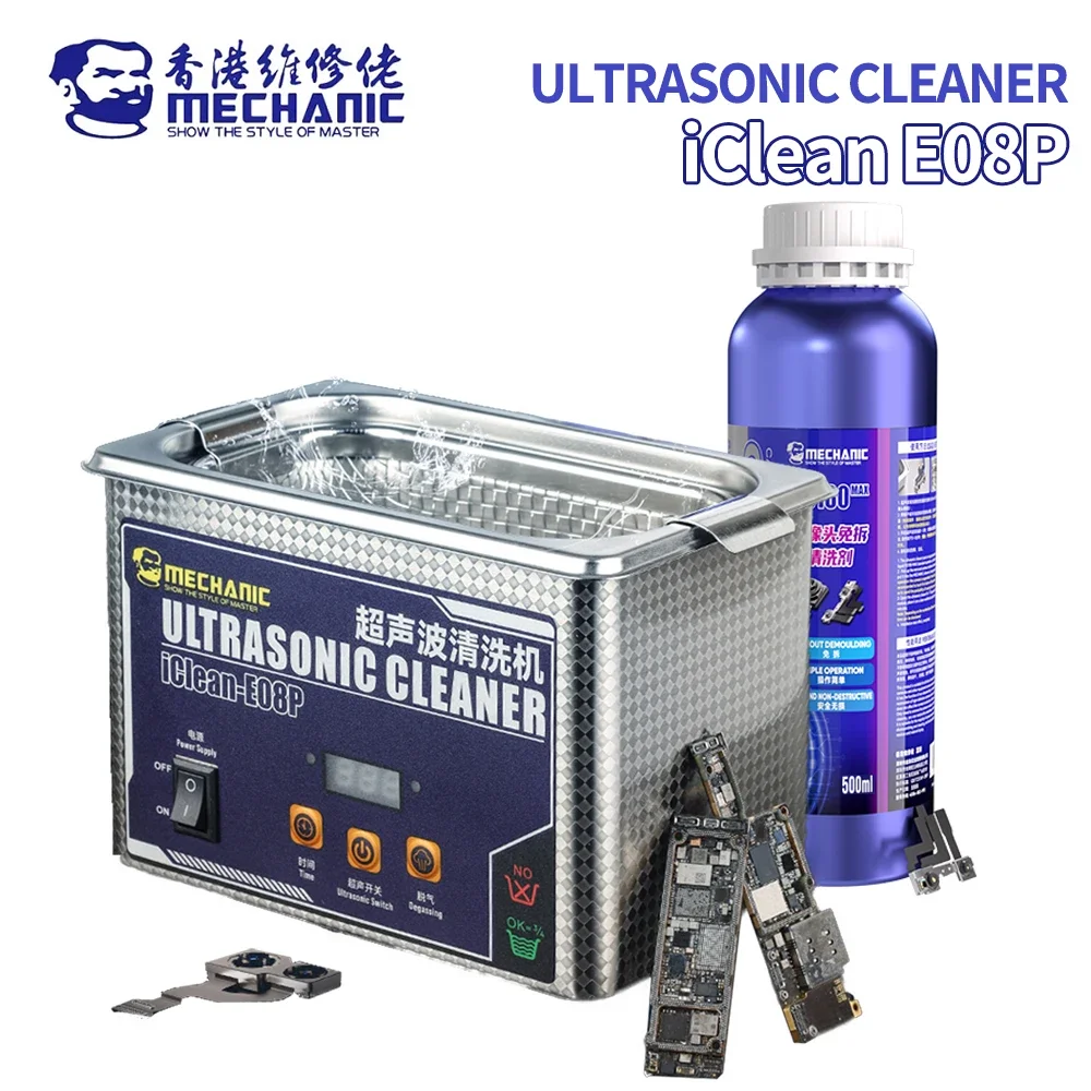 Transform Your Mobile Repair Workflow with the MECHANIC IClean E08P Ultrasonic Cleaner 🚀
