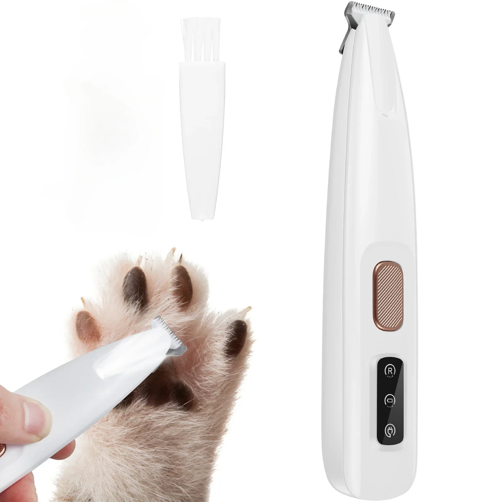 Revolutionize Pet Grooming: The Ultimate Dog Paw Trimmer with LED Display