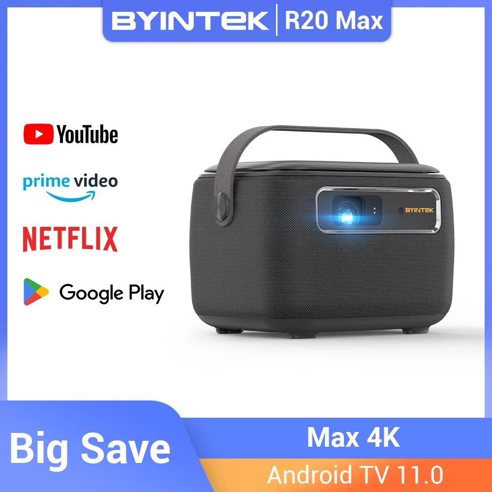 Transform Your Movie Nights with the BYINTEK R20 Max Mini Projector 🎬✨