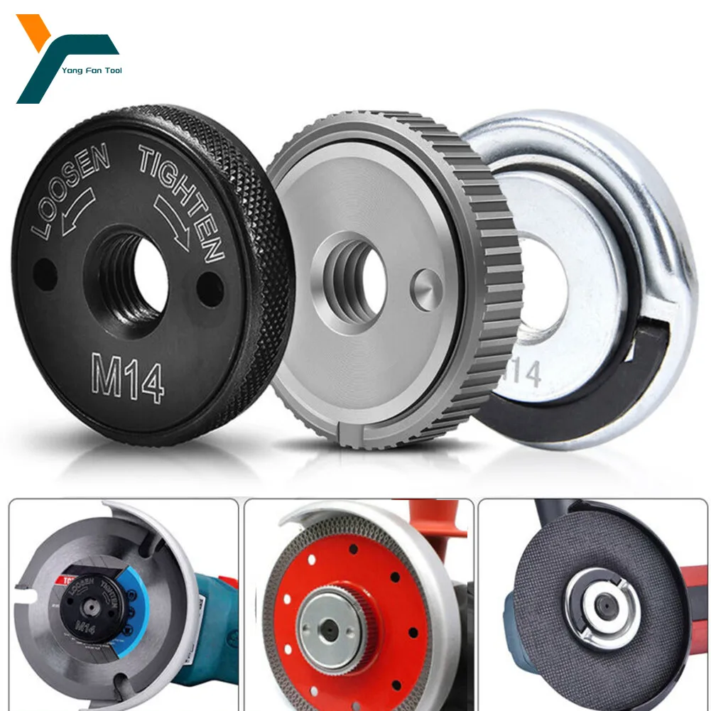 Speed Up Your Angle Grinder Work with Our Quick Release Locking Nut Set 🚀