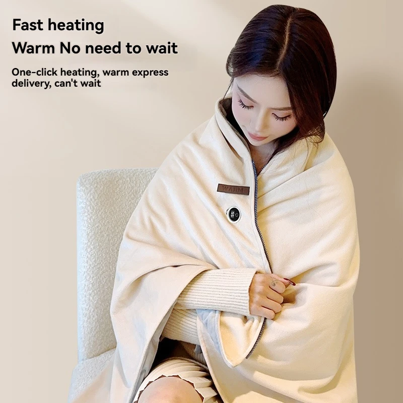 Experience Cozy Warmth Anywhere: The Ultimate USB Heating Blanket Shawl