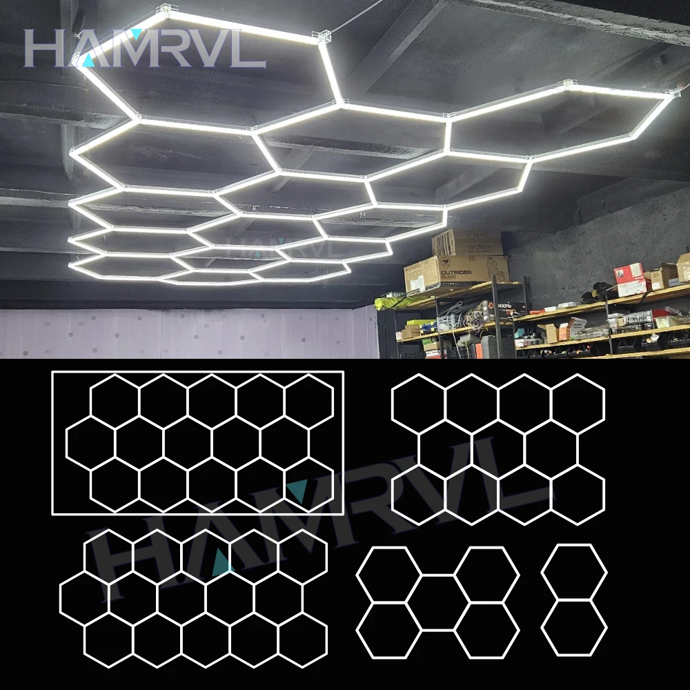 Illuminate Your Space with the Garage Lights Hexagon Honeycomb LED Lamp π‘β¨