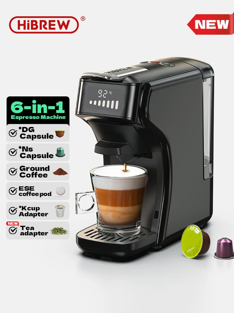 HiBREW 6in1 Capsule Coffee Machine H1B: Your Ultimate Home Barista Experience!