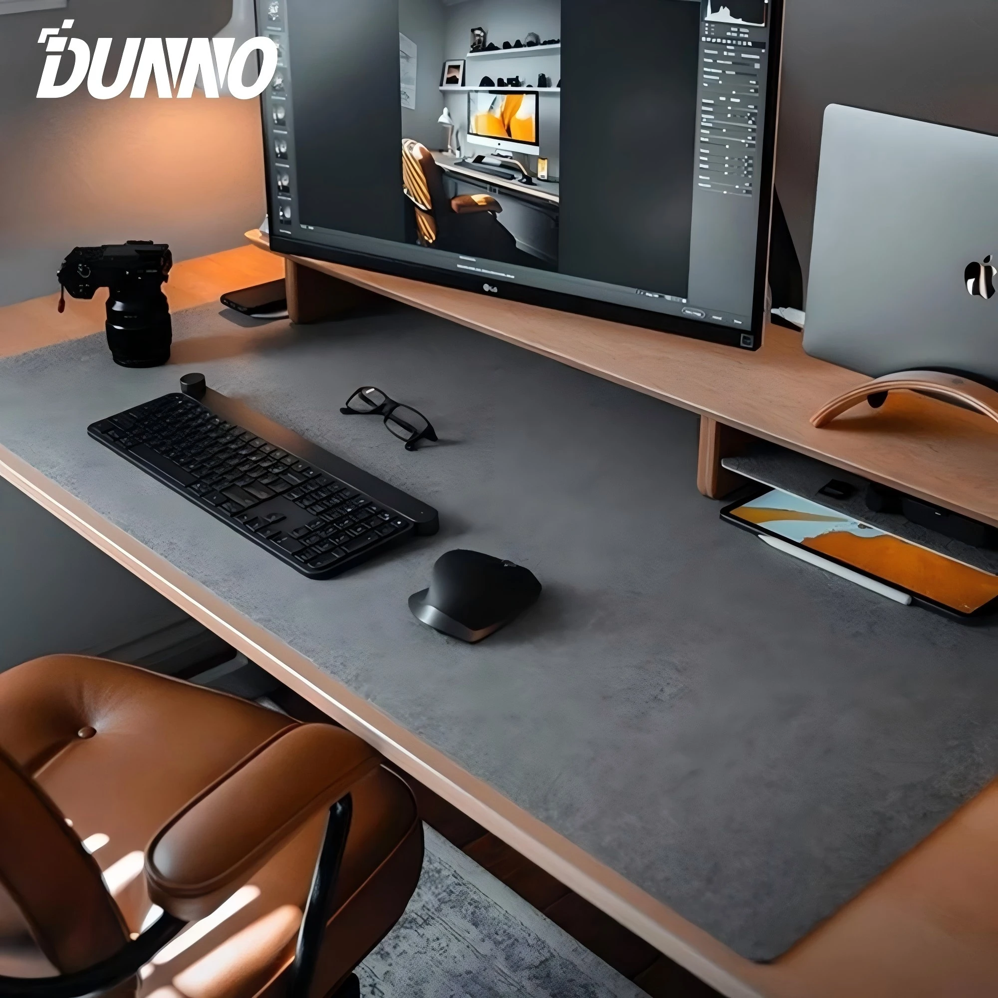 Upgrade Your Setup with the Large Non-Slip Wool Felt Gaming Mouse Pad 🎮🖱️