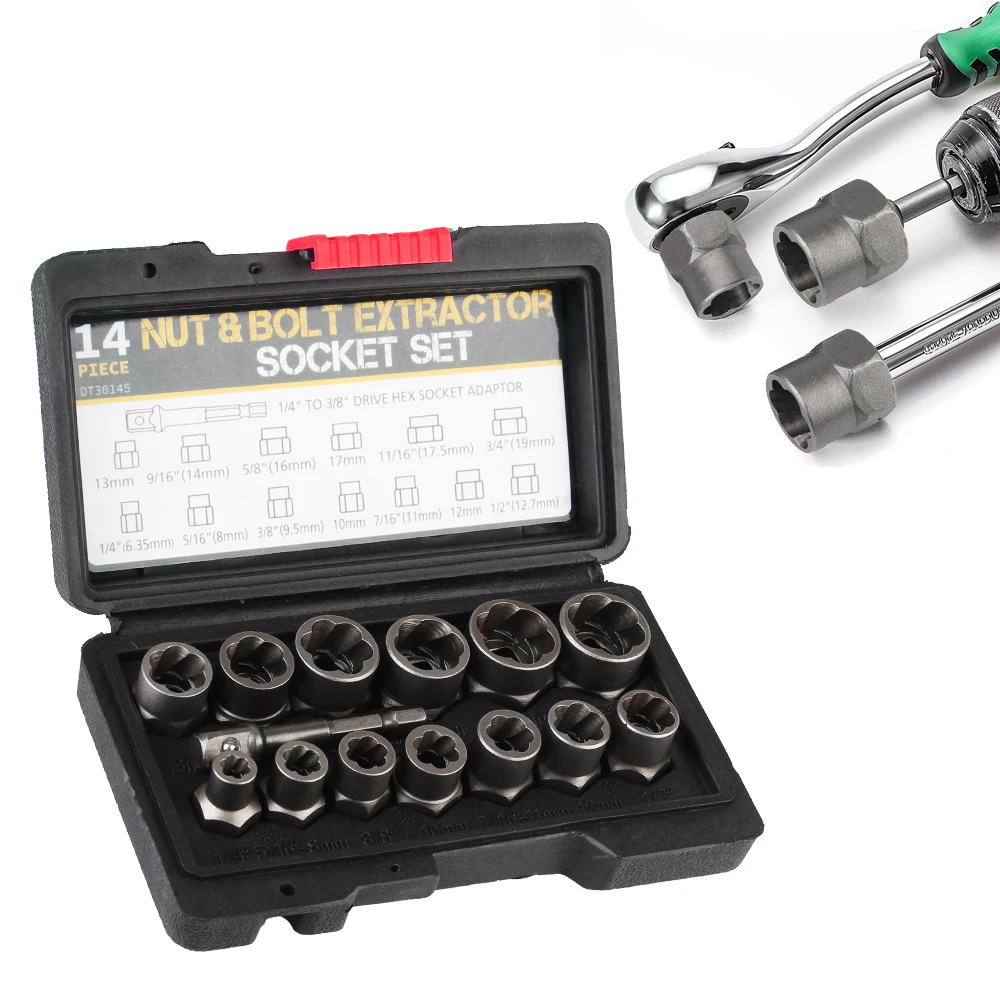 Effortless Bolt Nut Removal with Our Damaged Screw Extractor Set π©πͺ
