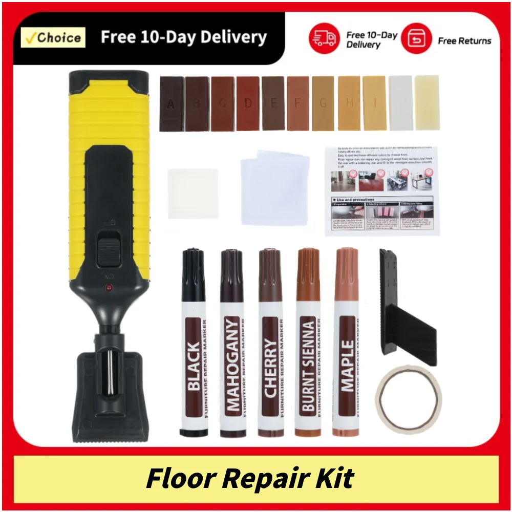 Transform Your Damaged Wooden Floors with Our DIY Household Laminate Repairing Kit 🏠🔨