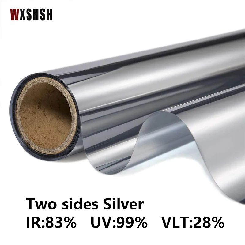 Transform Your Space with Silver Transparent One Way Mirror Sunscreen Film 🌟