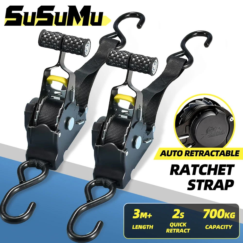 Ultimate Retractable Ratchet Straps: The Hassle-Free Way to Secure Your Cargo πποΈ