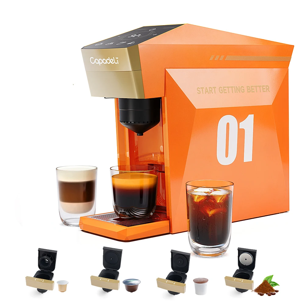 Experience Coffee Perfection with the 4IN1 Multi Capsule Espresso Machine ☕️🔥
