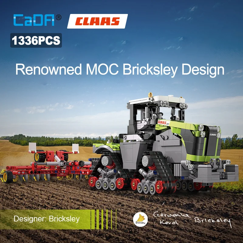 1:32 CLAAS City Agricultural Vehicle Building Block Set 🚚🌿