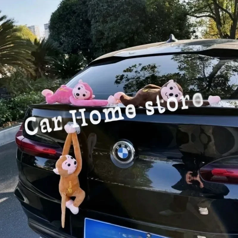 Bring Your Ride to Life with the Hanging Monkey Gibbon Car Pendant! ππ