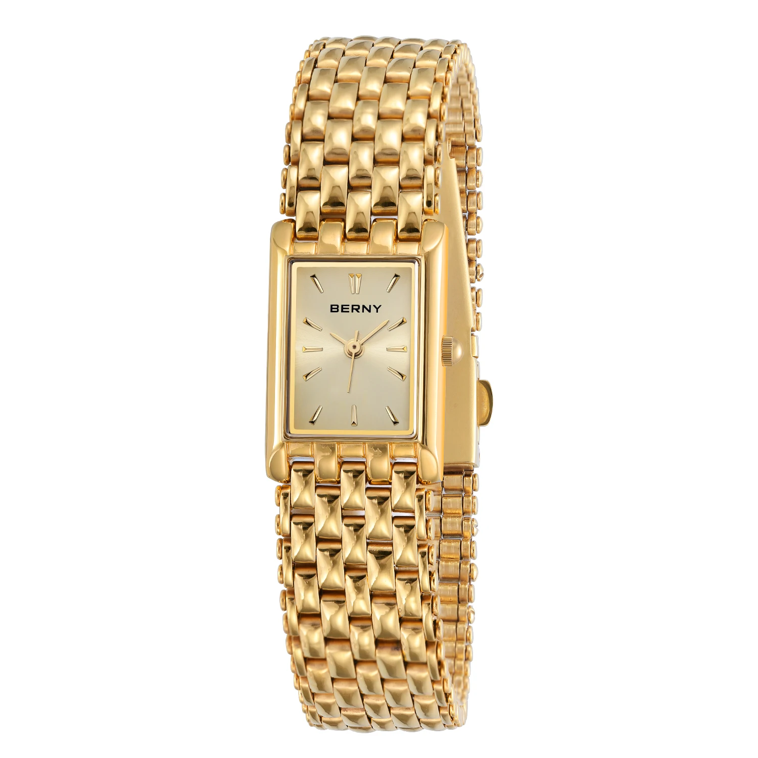 Add a Touch of Glamour with the BERNY Gold Watch for Women ✨
