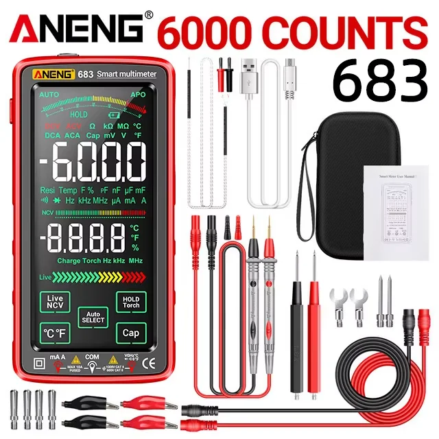 Unlock Precision with the ANENG 683 6000 Counts Smart Multimeter ⚡️🔧