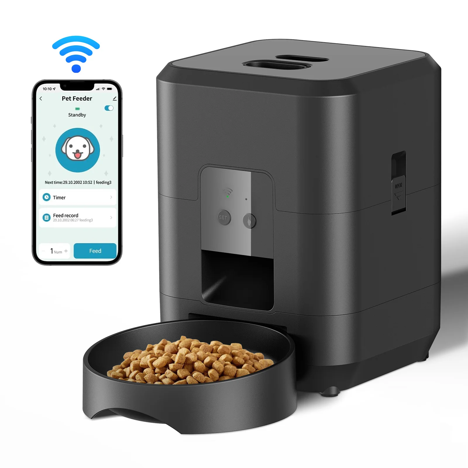 Revolutionize Mealtime: The Smart Pet Feeder for Happy Cats & Dogs 🐾