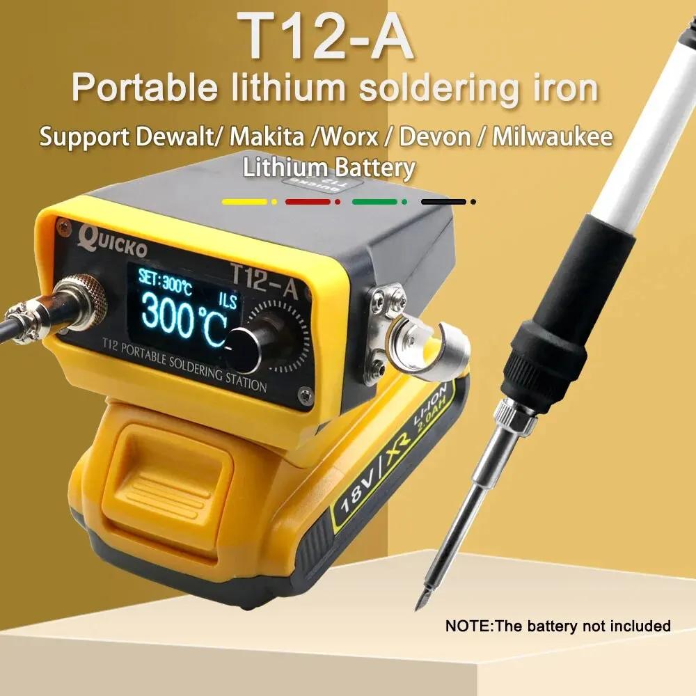Unleash Your DIY Potential: 72W T12 Cordless Soldering Station for Fast & Easy Repairs