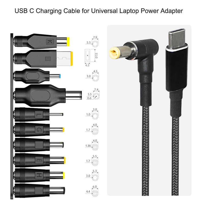 Ultimate PD 100W USB-C to DC Laptop Charging Adapter for Multiple Brands ⚡️💻