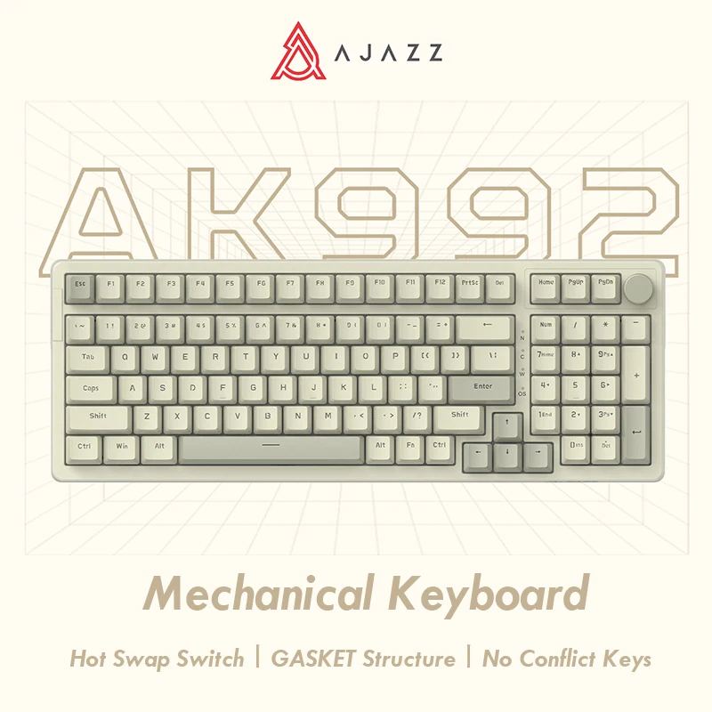 Ajazz AK992 Wired Mechanical Keyboard: Ultimate Backlit Gaming & Office Companion 🎮⌨️