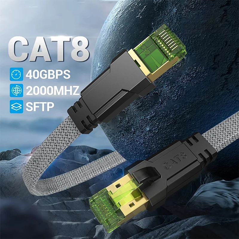 Unlock Lightning-Fast Internet with CYANMI Cat8 Ethernet Cable 🚀