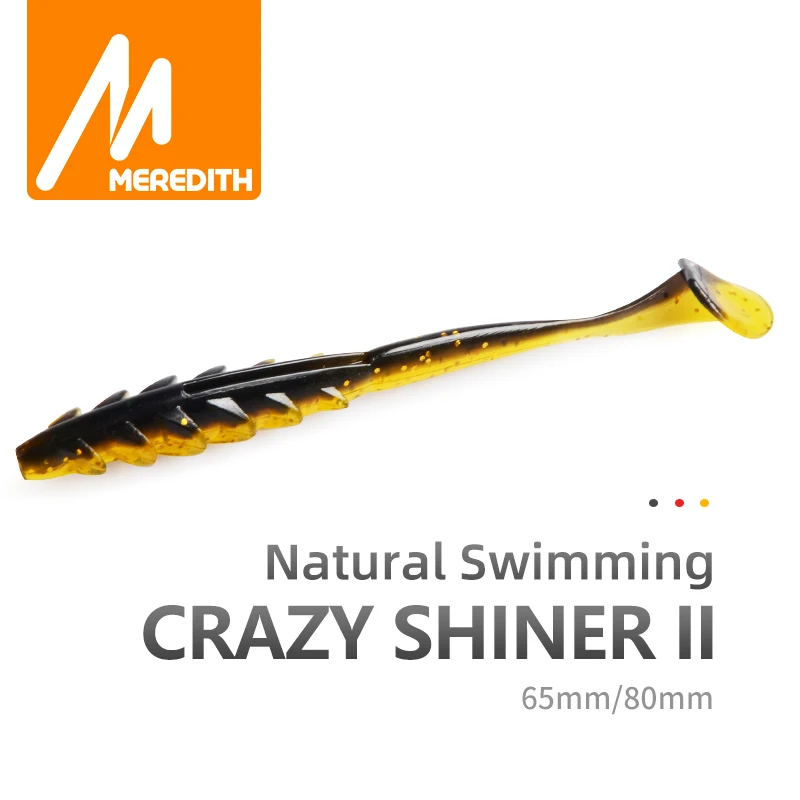 Catch More Fish with MEREDITH Crazy Shiner II Soft Lure – The Ultimate Soft Bait! 🎣🐟