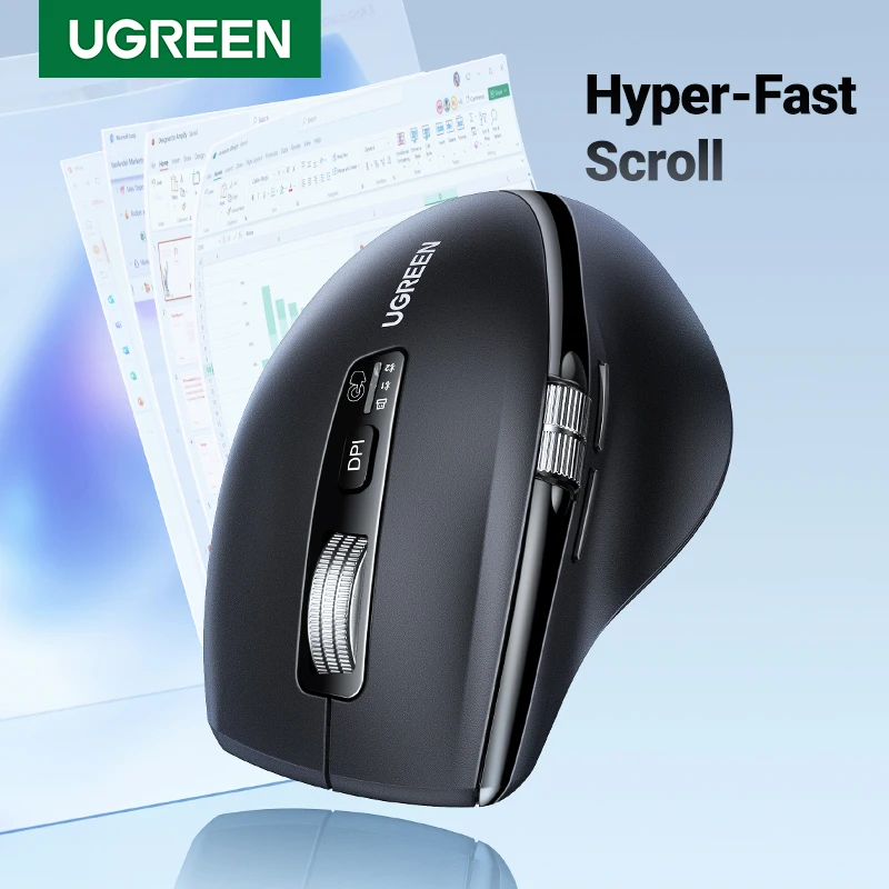 Discover the UGREEN Hyper-Fast Scroll Wireless Mouse: Speed Meets Comfort 🖱️✨