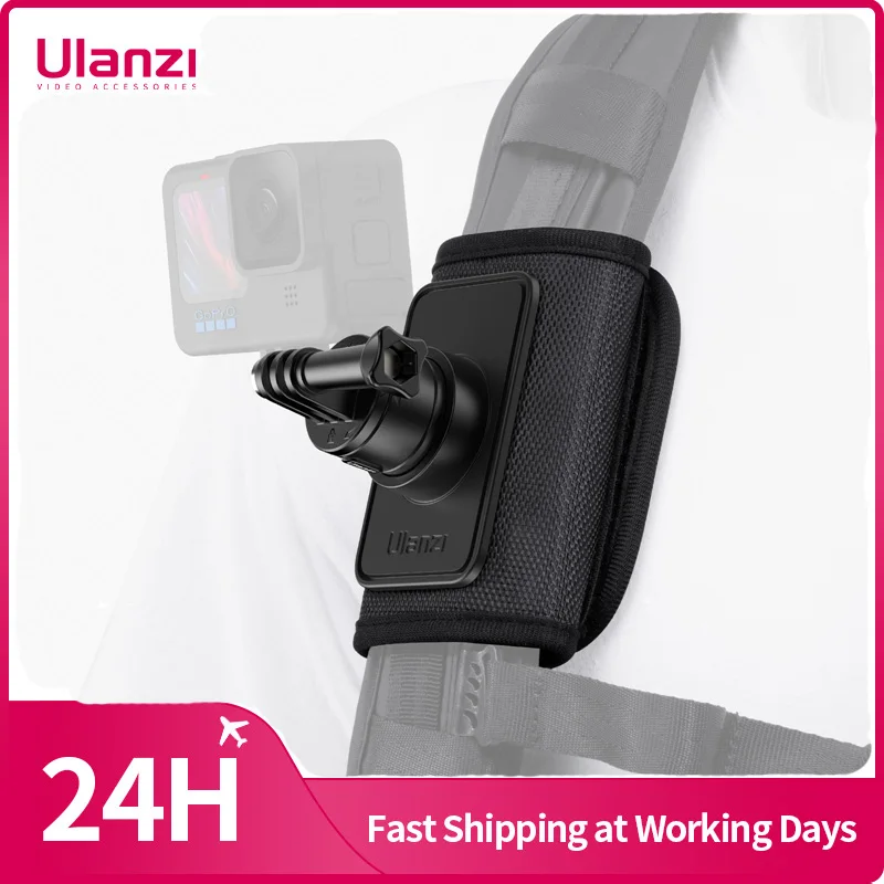 Ulanzi Go-Quick II Magnetic Backpack Clip Mount: Capture Every Moment Effortlessly 📸🎒