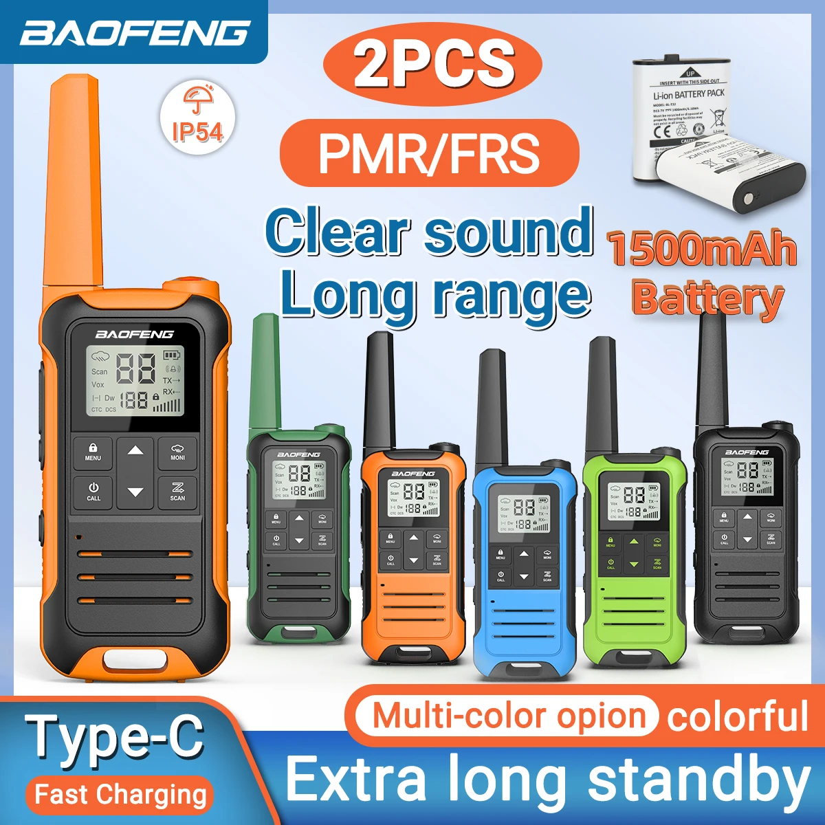 Stay Connected Anywhere with Baofeng F22 Mini Walkie Talkies ππ‘