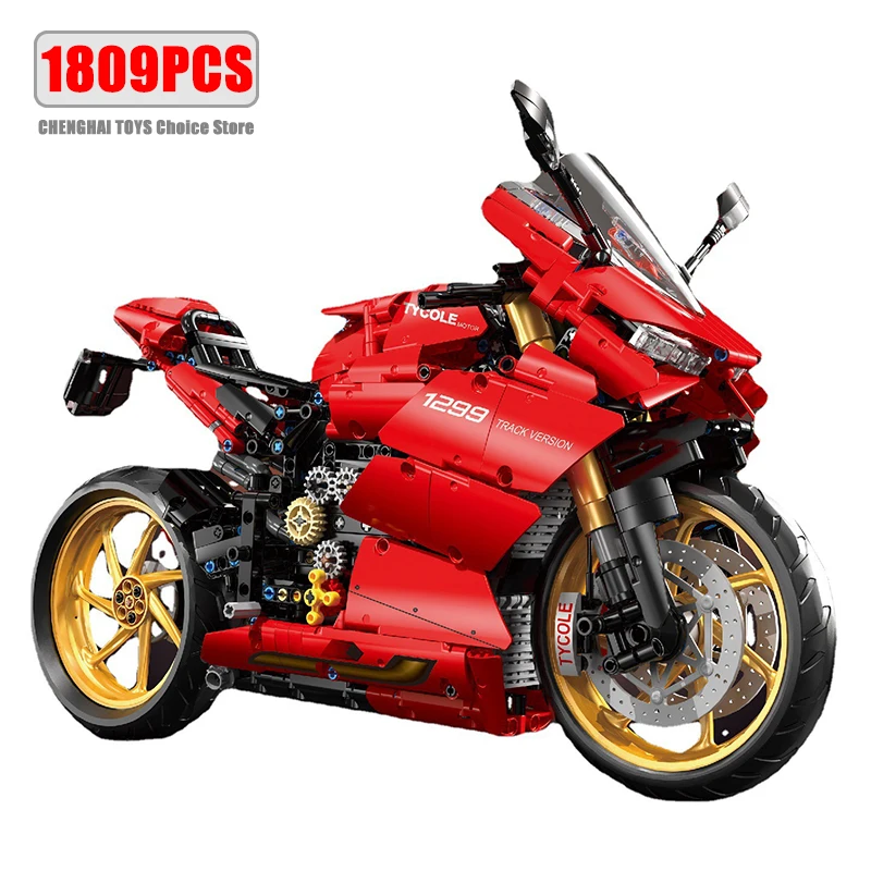 Experience the Thrill with the High Tech 1:5 Motorcycle City Sports Modular Brick Model 🏍️✨