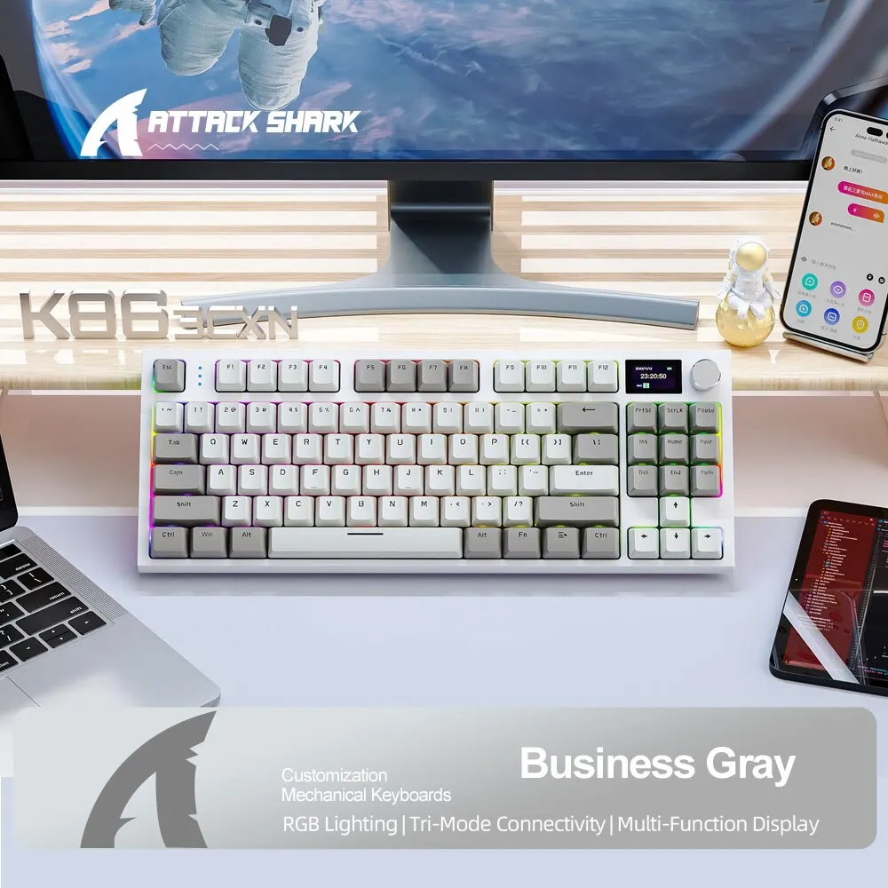 K86 Wireless Hot-Swappable Mechanical Keyboard: Perfect for Gaming & Work ๐ฎ๐ผ