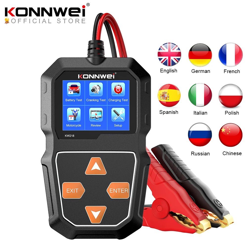 Unlock Your Vehicle's Power with the KONNWEI KW218 Battery Tester โก๏ธ๐ง
