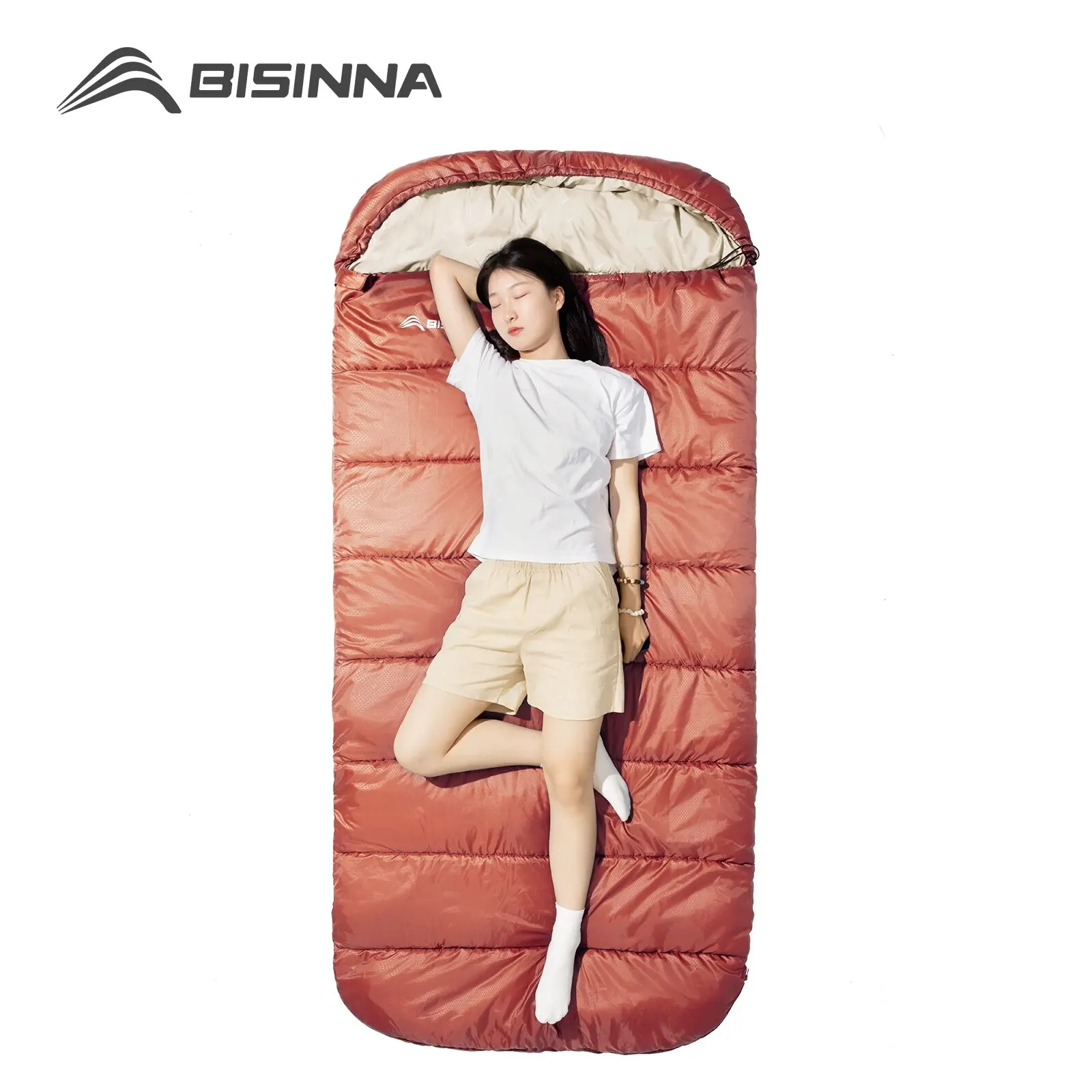 Experience Comfort Outdoors with the BISINNA Large Camping Sleeping Bag ๐๐ถ