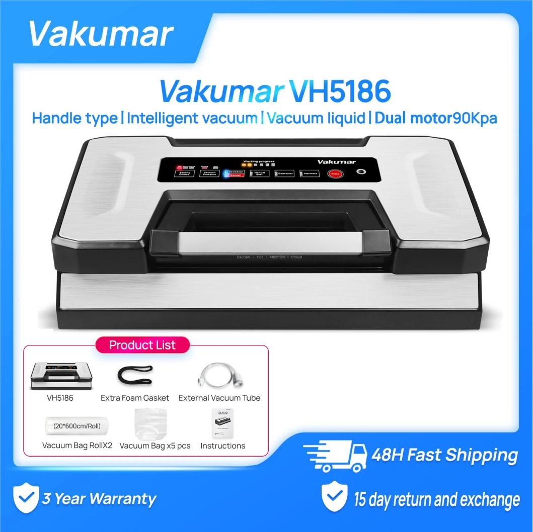 Keep Food Fresh and Flavorful with Vakumar VH5186 Vacuum Sealer π²β¨