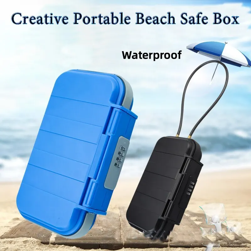 Ultimate Outdoor Security: Portable Beach Safe Box with 4-Digit Lock 🔐🏖️