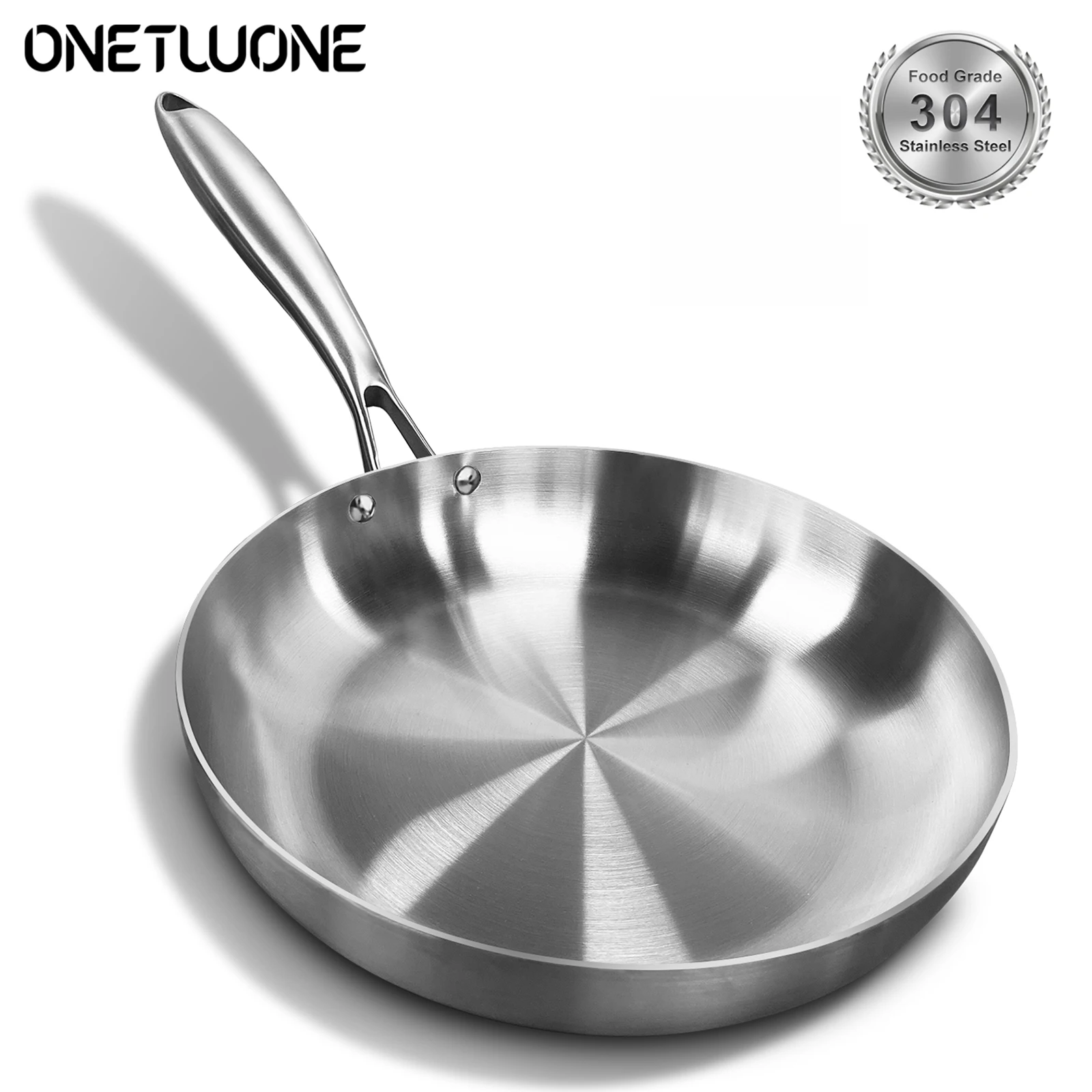 Experience Perfect Cooking with the 304 Stainless Steel Frying Pan ๐ณโจ
