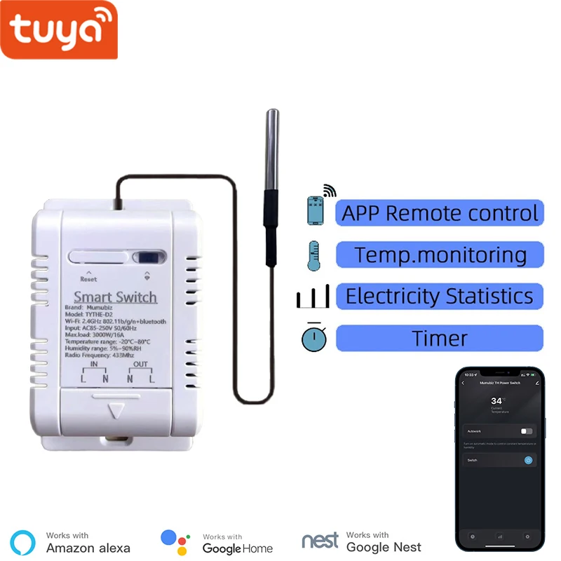 Transform Your Home Comfort with Smart Life WiFi Temperature Switches ๐ก๏ธโจ