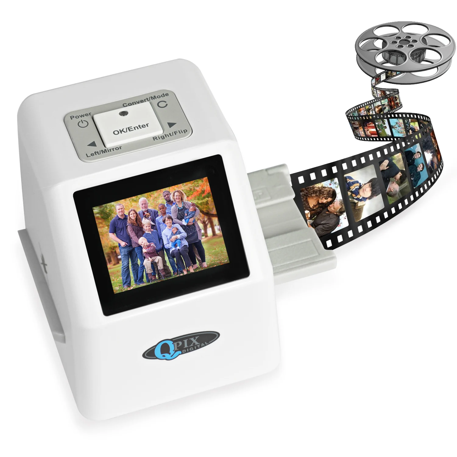 Bring Your Memories to Life with the QPIX Digital Film Slide Scanner 🎞️✨
