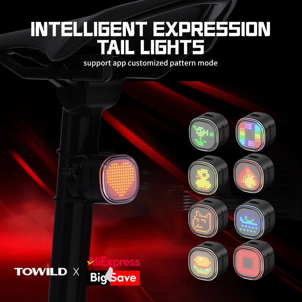 Illuminate Your Ride with the TOWILD TL08 Intelligent Bicycle Taillight 🚴‍♂️💡