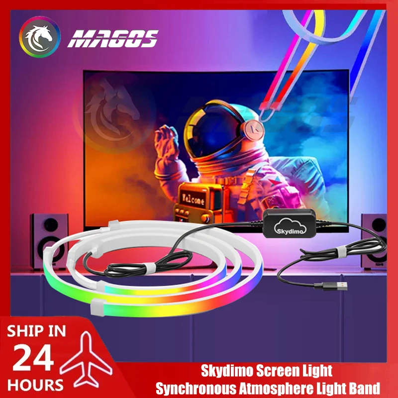 Transform Your Gaming Space with Skydimo Monitor Ambilight RGB Strip 🎮✨