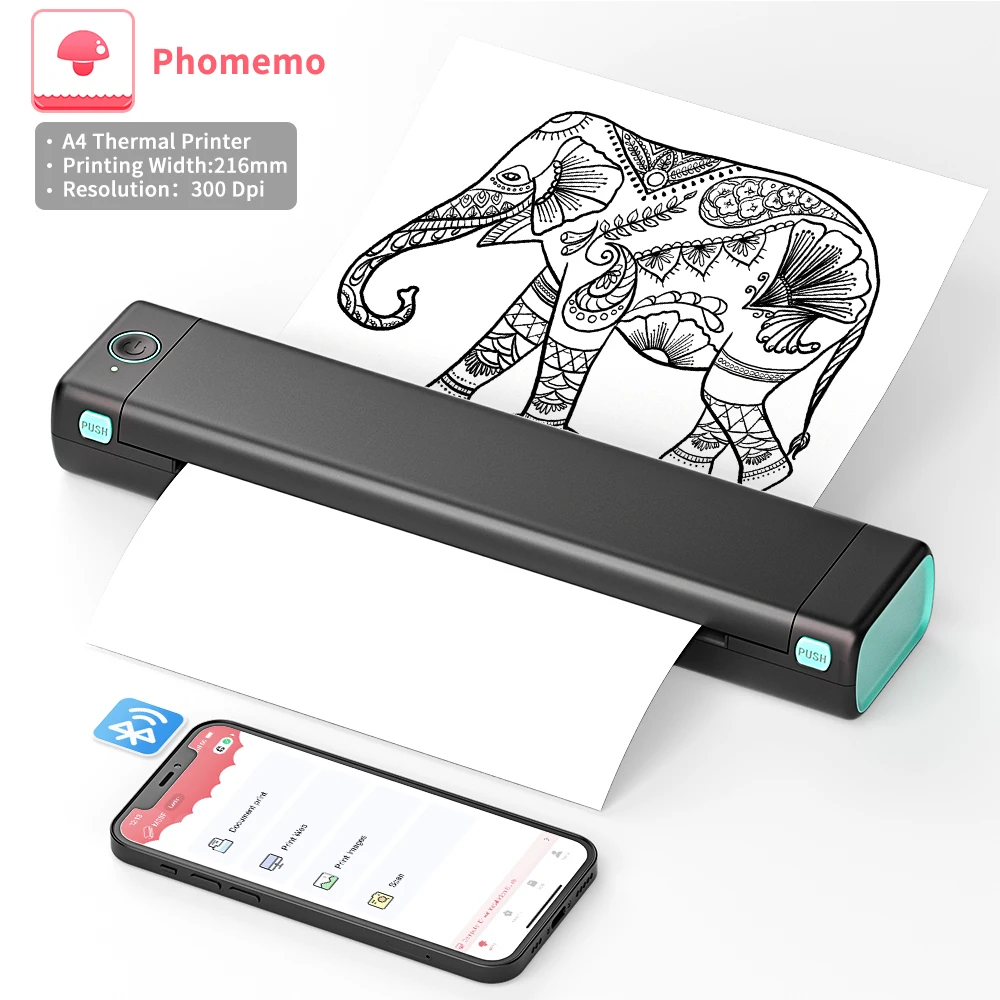 Phomemo M08F A4: Your Ultimate Portable Thermal Printer for Travel & Office 🚗🖨️