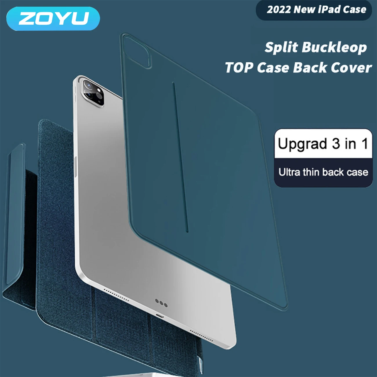 Protect Your iPad in Style with the ZOYU Magnetic Smart Cover 📱✨