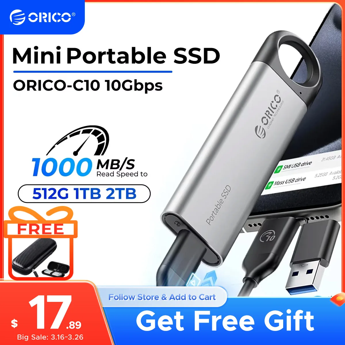 Experience Lightning-Fast Storage with ORICO 1TB External SSD ๐๐พ